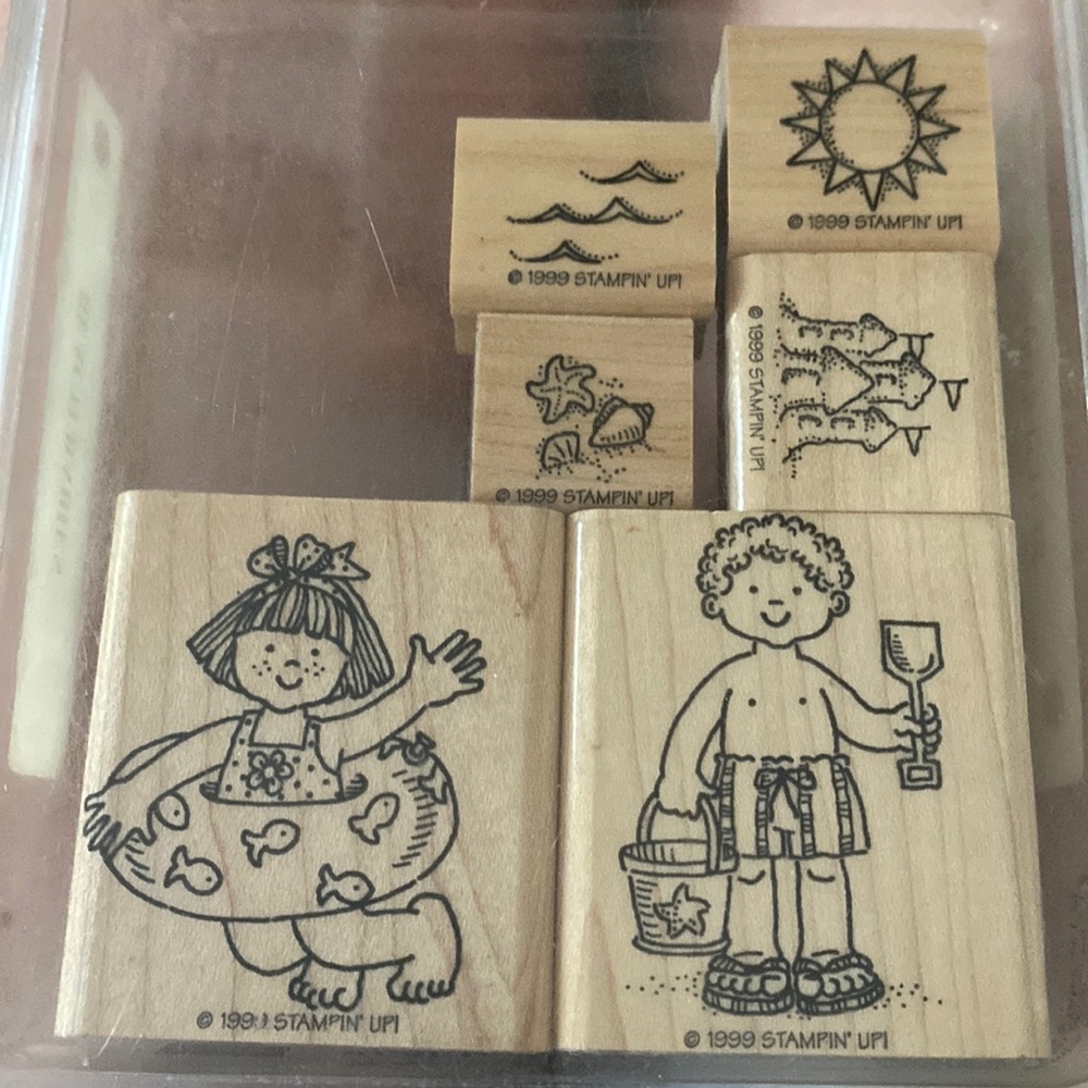 Stampin up! “Beach Babies” set
